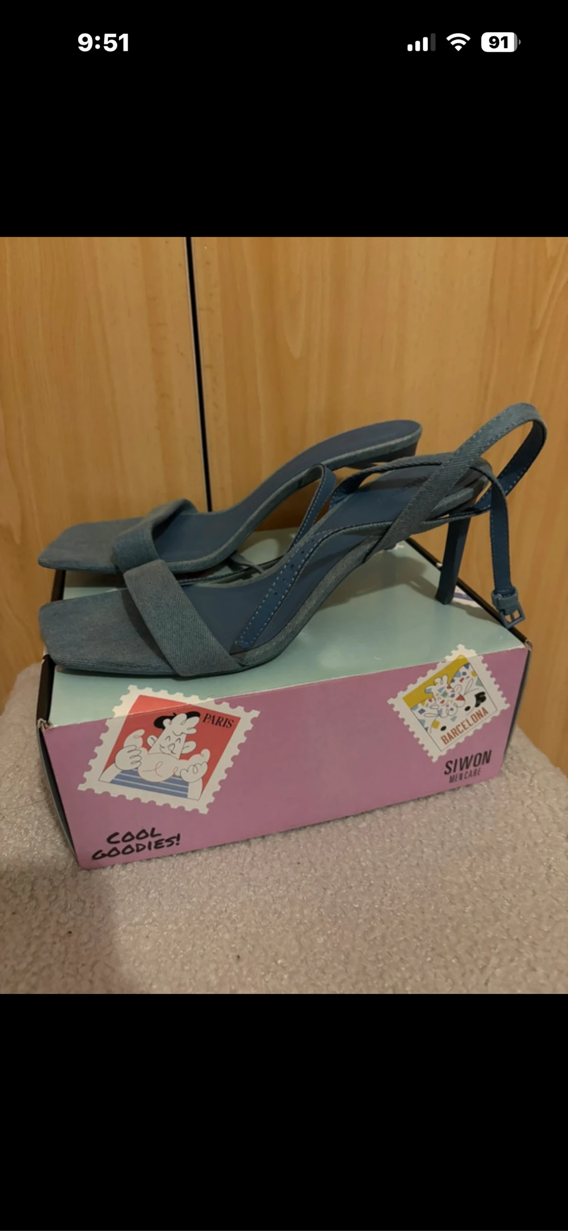 Sandalias Stradivarius Denim